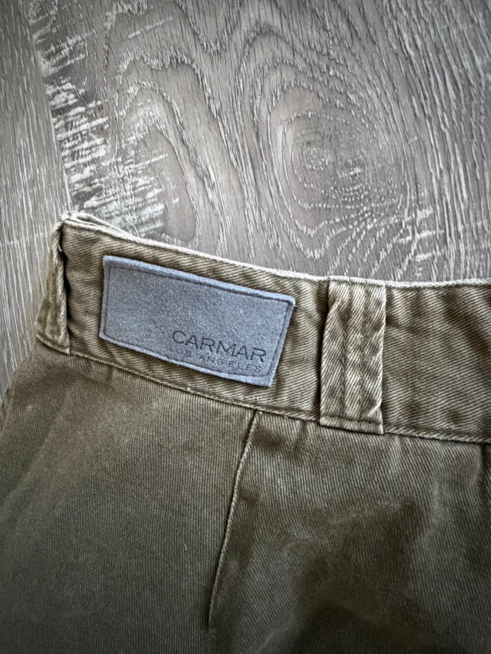 Carmar Los Angeles Olive Green Ripped Cargo Jogger Pants | Size 6 - Picture 7 of 8
